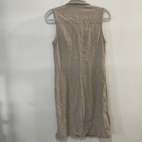 Tan button down dress - Picture 3 of 3